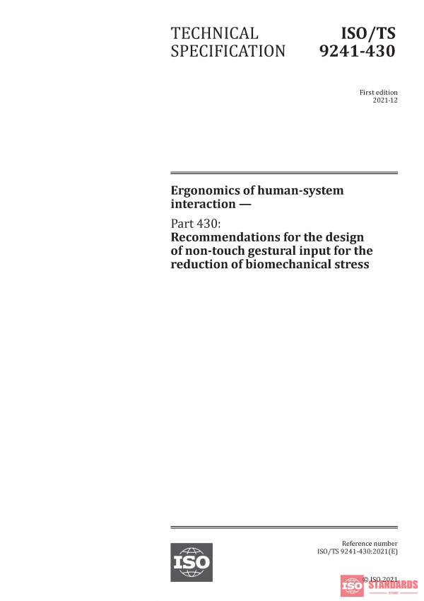 ISO/TS 9241-430:2021 PDF