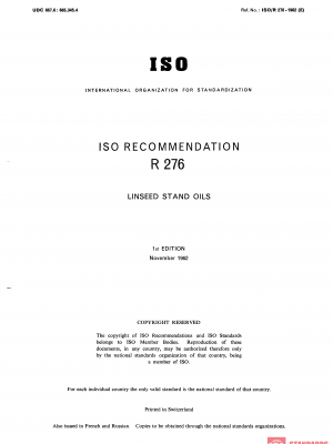ISO/R 276:1962 PDF