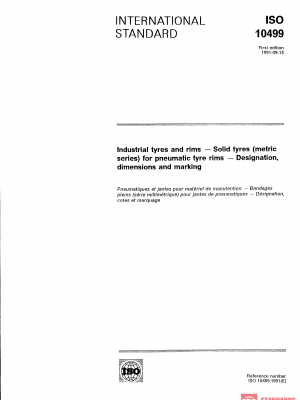 ISO 10499-1:1991 PDF