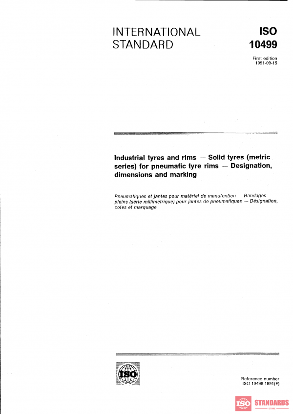 ISO 10499-1:1991 PDF