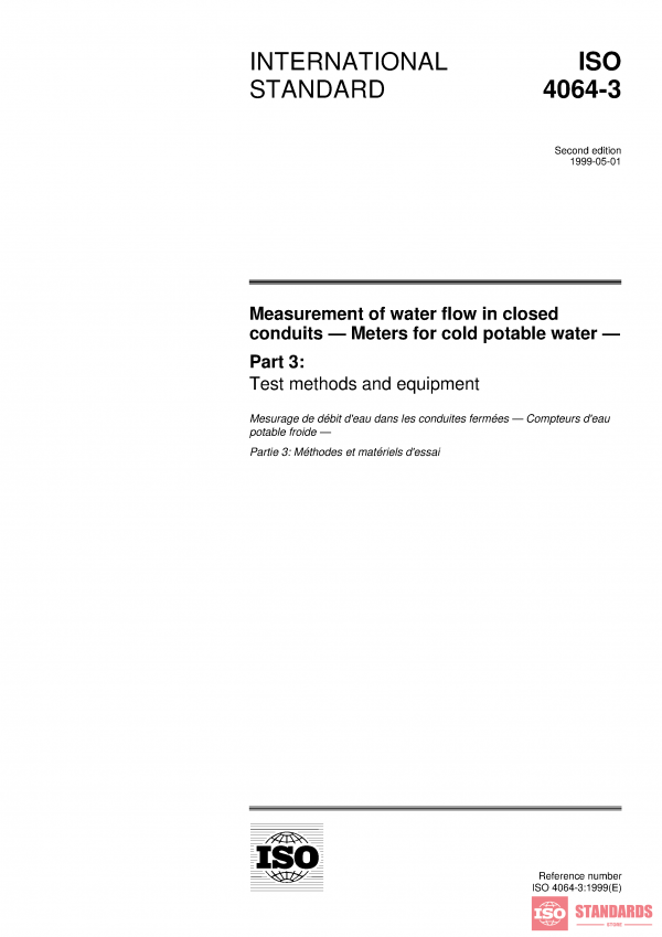 ISO 4064-3:1999 PDF