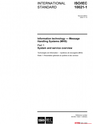 ISO/IEC 10021-1:2003 PDF
