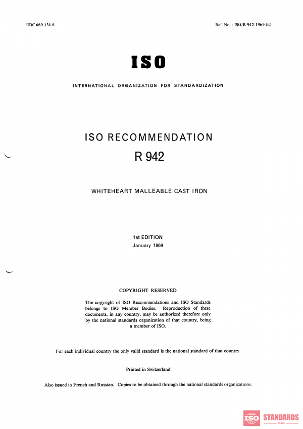 ISO/R 942:1969 PDF