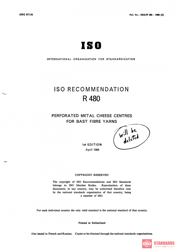 ISO/R 480:1966 PDF