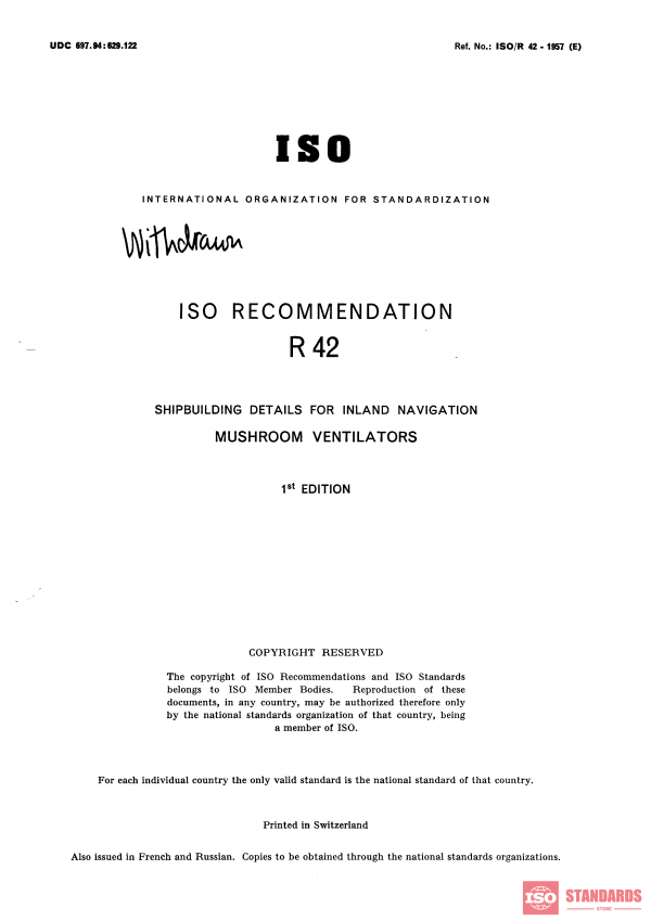 ISO/R 42:1975 PDF