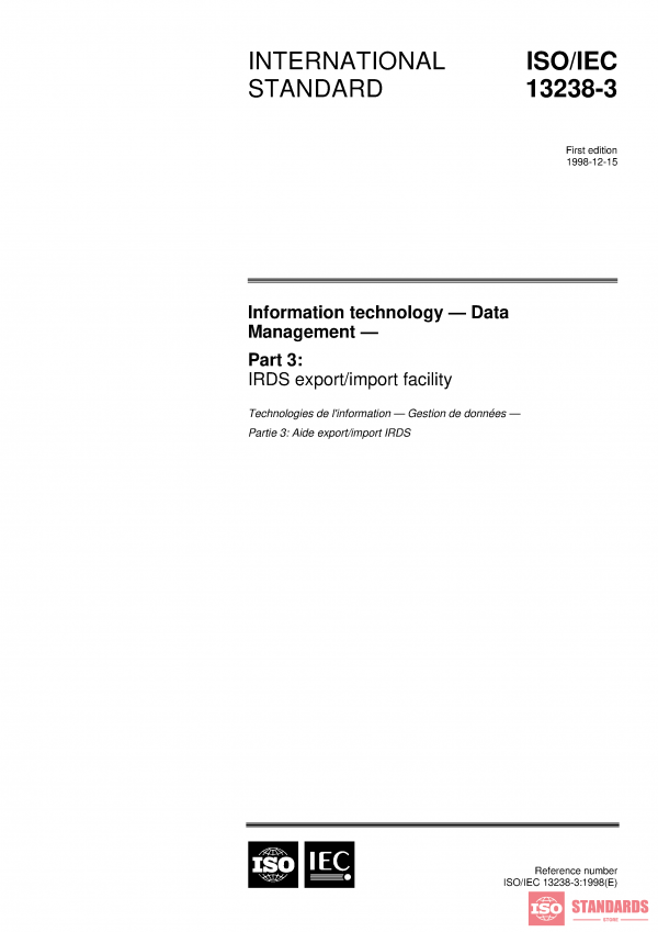 ISO/IEC 13238-3:1998 PDF