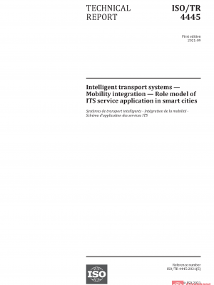 ISO/TR 4445:2021 PDF