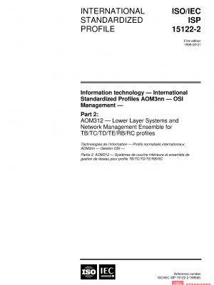 ISO/IEC ISP 15122-2:1999 PDF