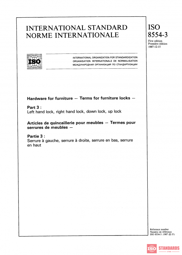 ISO 8554-3:1987 PDF