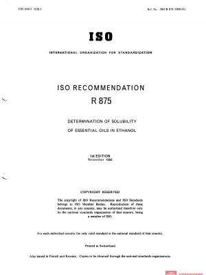 ISO/R 875:1968 PDF