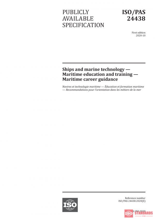 ISO/PAS 24438:2020 PDF