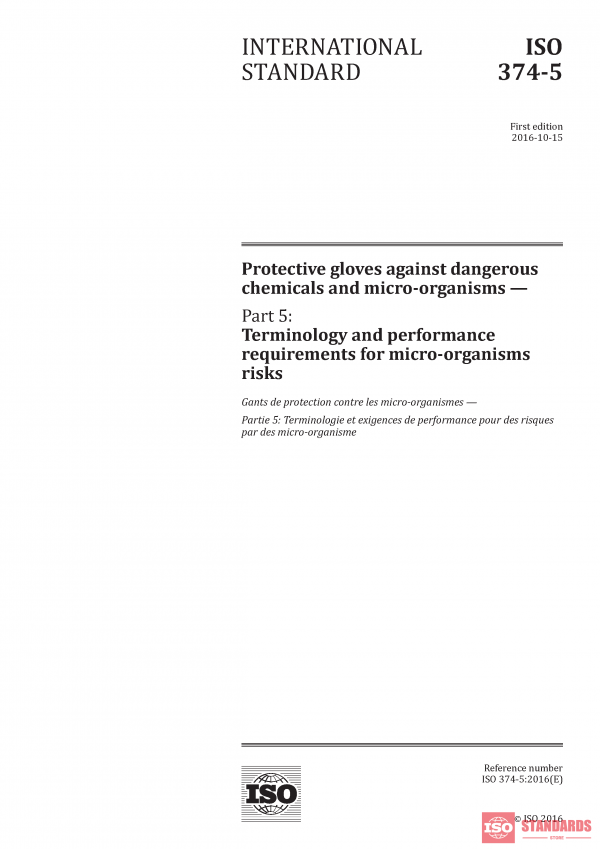 ISO 374-5:2016 PDF