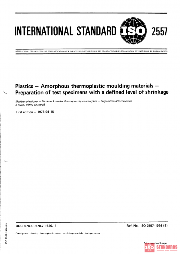 ISO 2557:1976 PDF