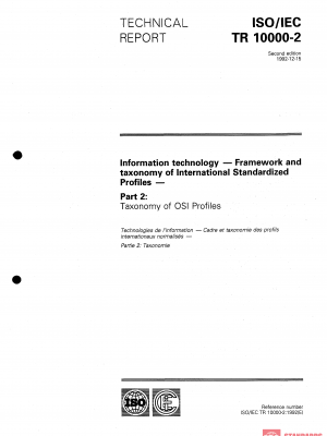 ISO/IEC TR 10000-2:1992 PDF