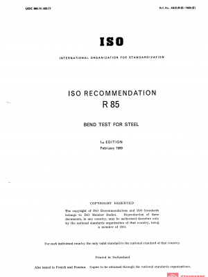 ISO/R 85:1959 PDF