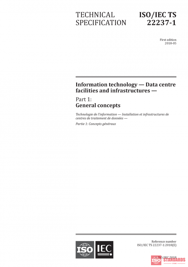 ISO/IEC TS 22237-1:2018 PDF