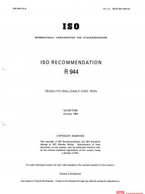 ISO/R 944:1969 PDF