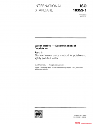 ISO 10359-1:1992 PDF