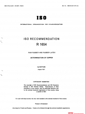 ISO/R 1654:1971 PDF