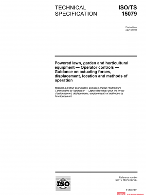 ISO/TS 15079:2001 PDF
