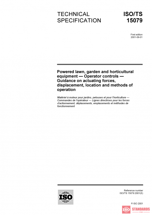 ISO/TS 15079:2001 PDF