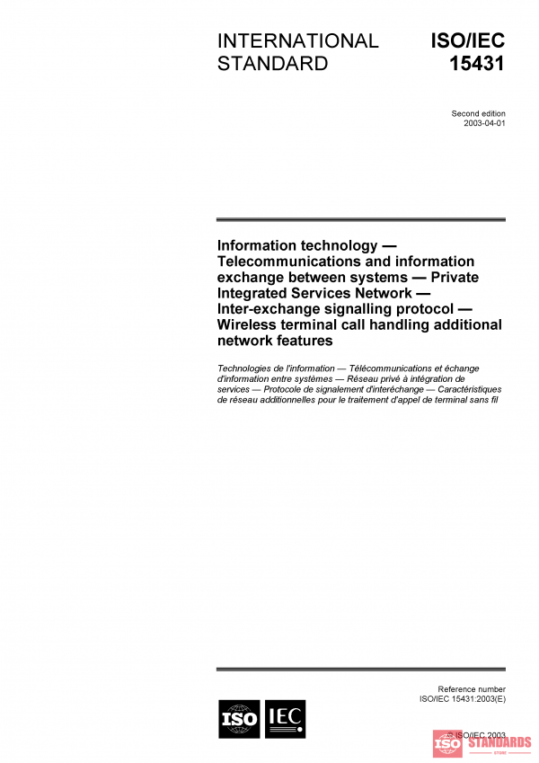 ISO/IEC 15431:2003 PDF