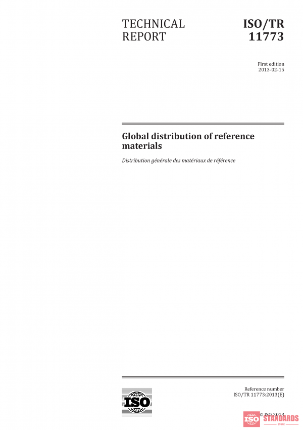 ISO/TR 11773:2013 PDF