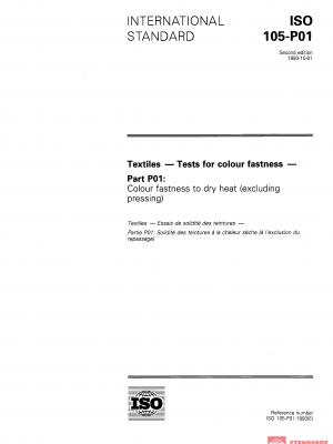 ISO 105-P01:1993 PDF