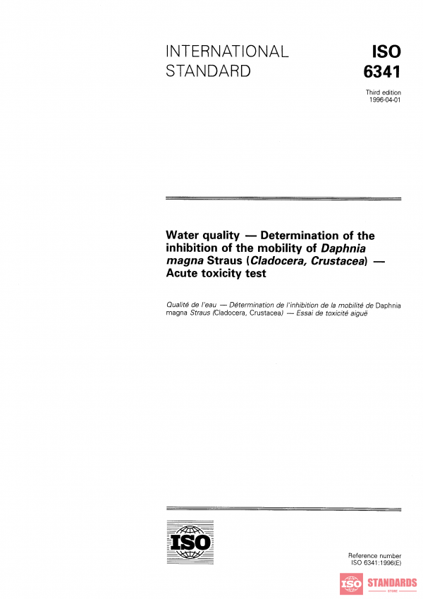 ISO 6341:1996 PDF