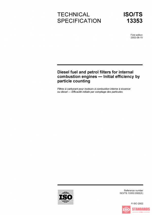ISO/TS 13353:2002 PDF