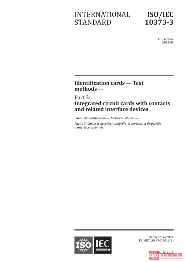 ISO/IEC 10373-3:2018 PDF