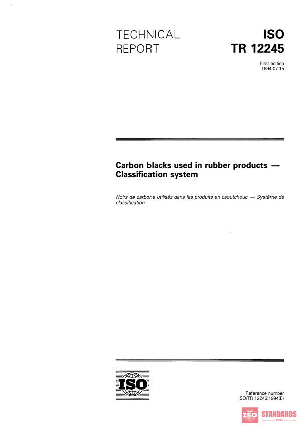 ISO/TR 12245:1994 PDF