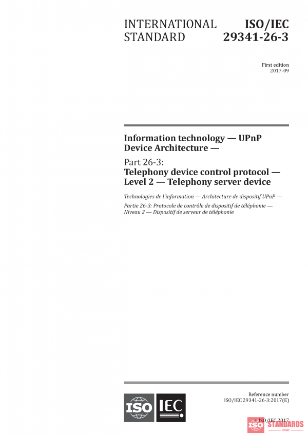 ISO/IEC 29341-26-3:2017 PDF