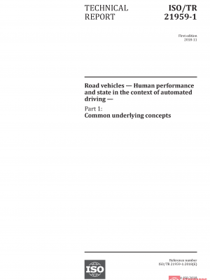 ISO/TR 21959-1:2018 PDF