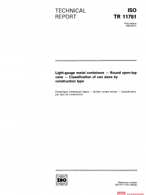 ISO/TR 11761:1992 PDF