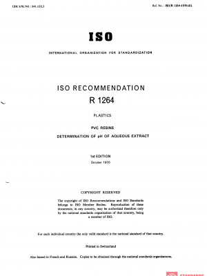 ISO/R 1264:1970 PDF