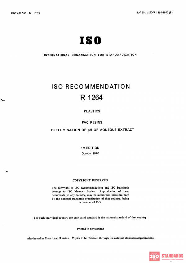 ISO/R 1264:1970 PDF