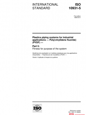 ISO 10931-5:1998 PDF