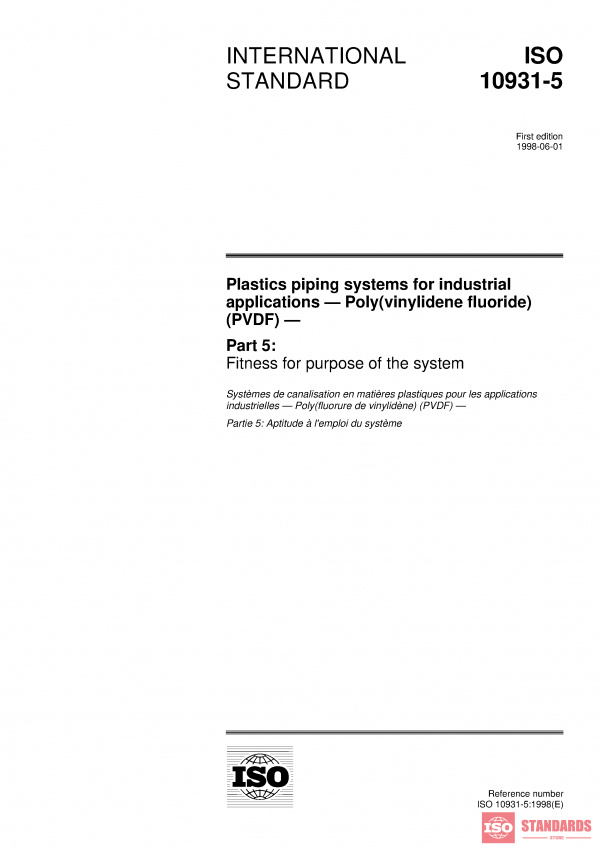 ISO 10931-5:1998 PDF