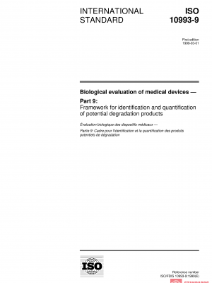 ISO 10993-9:1999 PDF
