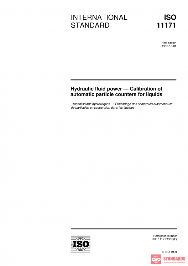 ISO 11171:1999 PDF