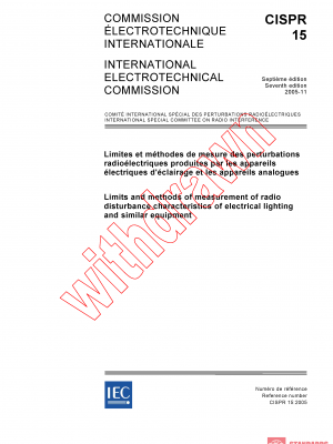 CISPR 15:2005 PDF
