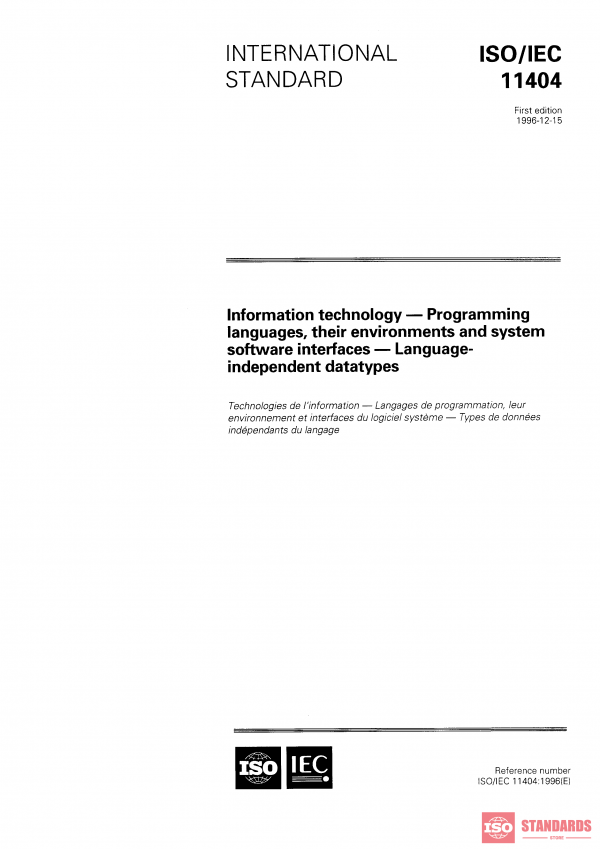 ISO/IEC 11404:1996 PDF
