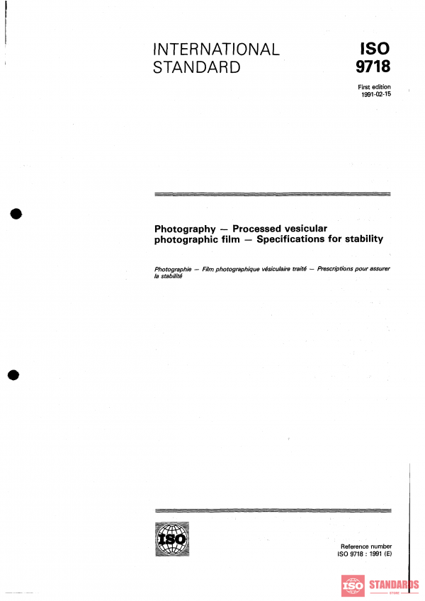 ISO 9718:1991 PDF