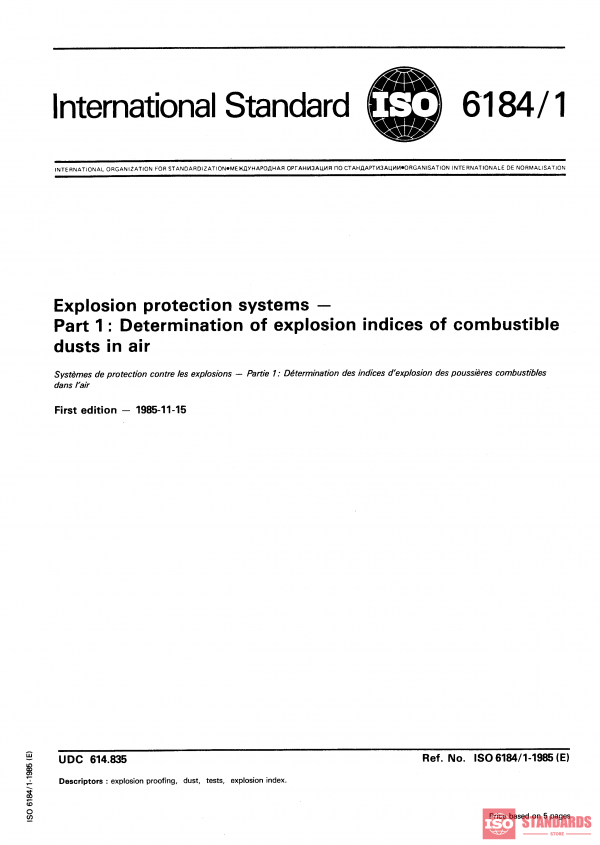 ISO 6184-1:1985 PDF
