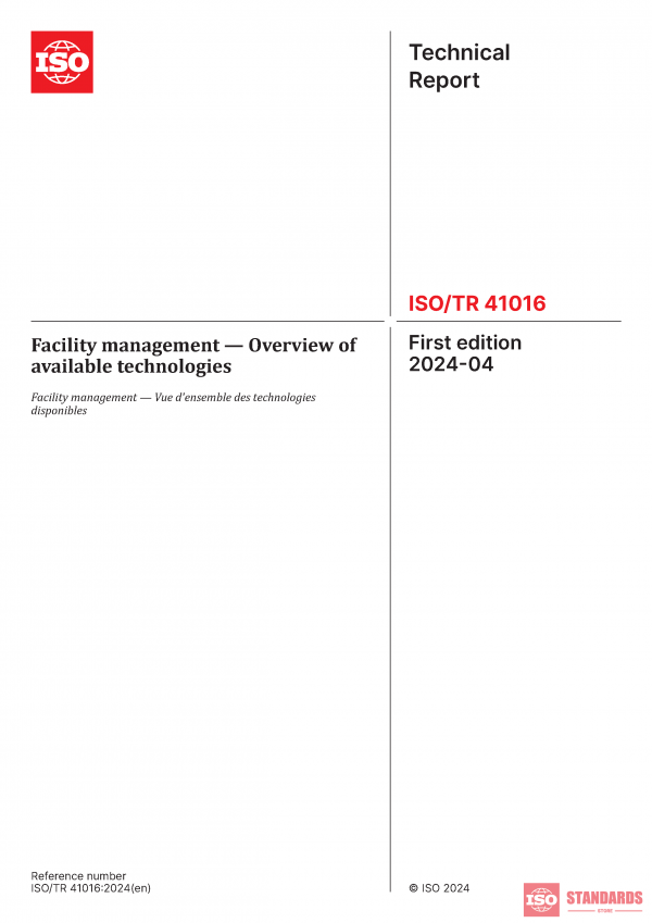 ISO/TR 41016:2024 PDF