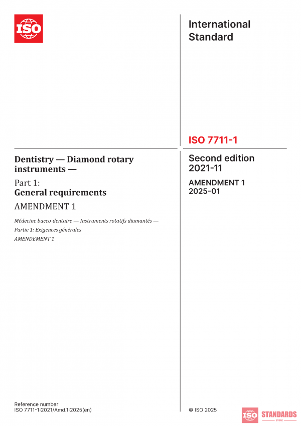 ISO 7711-1:2021/Amd 1:2025 PDF