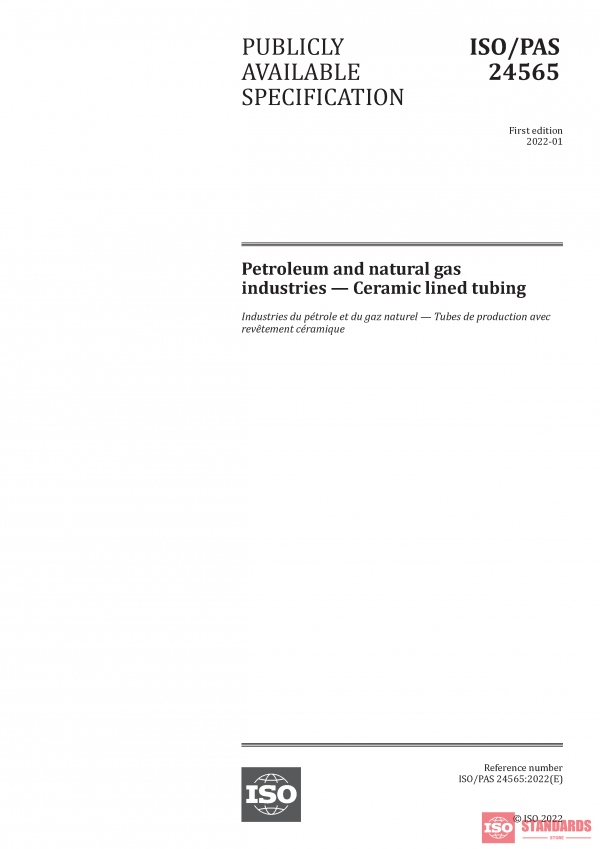 ISO/PAS 24565:2022 PDF