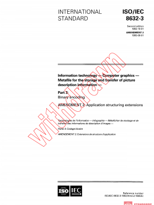 ISO/IEC 8632-3:1992/AMD2:1995 PDF
