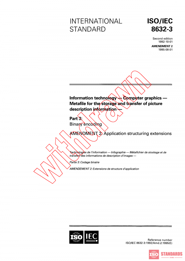 ISO/IEC 8632-3:1992/AMD2:1995 PDF